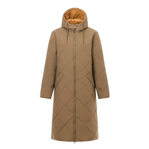 Front - Regatta Womens/Ladies Elryse Quilted Long Length Jacket