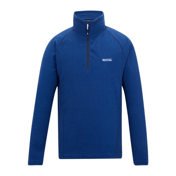 Olympian Blue - Front - Regatta Great Outdoors Mens Montes Funnel Neck Fleece Jumper