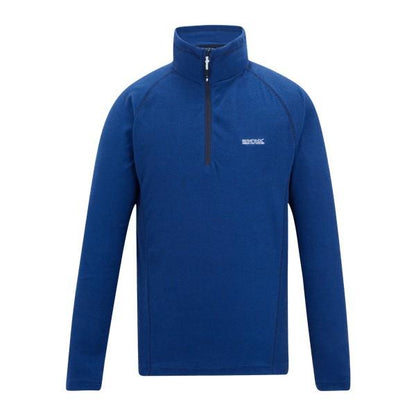 Olympian Blue - Front - Regatta Great Outdoors Mens Montes Funnel Neck Fleece Jumper