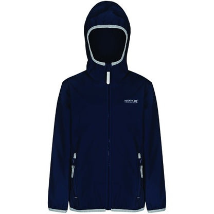 Front - Regatta Great Outdoors Childrens/Kids Lever II Packaway Rain Jacket