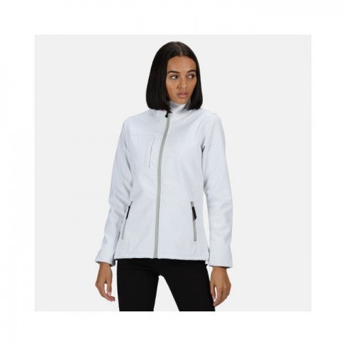 White-Light Steel - Back - Regatta Professional Womens-Ladies Octagon II Waterproof Softshell Jacket