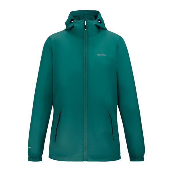 Mediterranean Green - Front - Regatta Womens-Ladies Pack It III Waterproof Jacket
