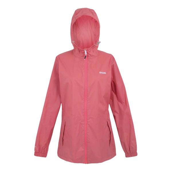 Peach Pink - Front - Regatta Womens-Ladies Pack It III Waterproof Jacket