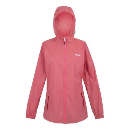 Peach Pink - Front - Regatta Womens-Ladies Pack It III Waterproof Jacket