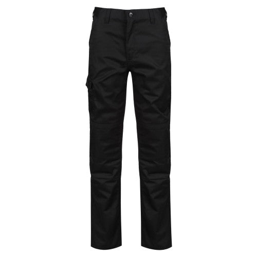 Front - Regatta Professional Mens Cargo Waterproof Trousers
