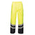 Front - Regatta Unisex Hi Vis Pro Reflective Work Over Trousers