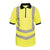 Front - Regatta Mens Hi Vis Pro Reflective Work Polo Shirt