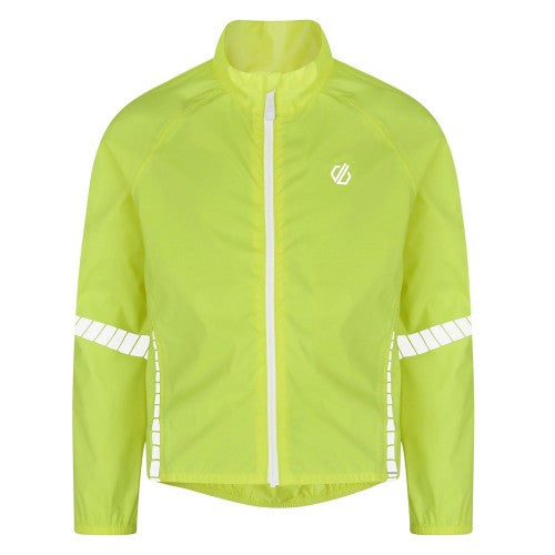 Front - Dare 2B Childrens/Kids Cordial Reflective Cycling Shell Jacket