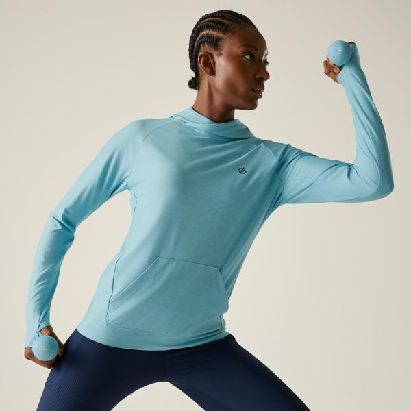 Nordic Blue - Front - Dare 2B Womens-Ladies The Laura Whitmore Edit Sprint City Lightweight Hoodie