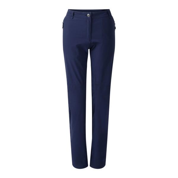 Navy - Front - Dare2b Womens-Ladies Melodic II Lightweight Stretch Walking Trousers