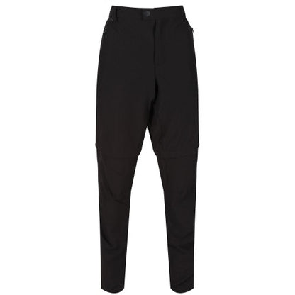 Front - Regatta Mens Highton Zip Off Walking Trousers
