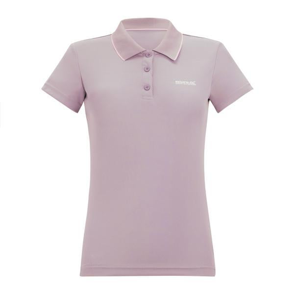 Powder Lilac - Front - Regatta Womens-Ladies Maverick V Polo Shirt