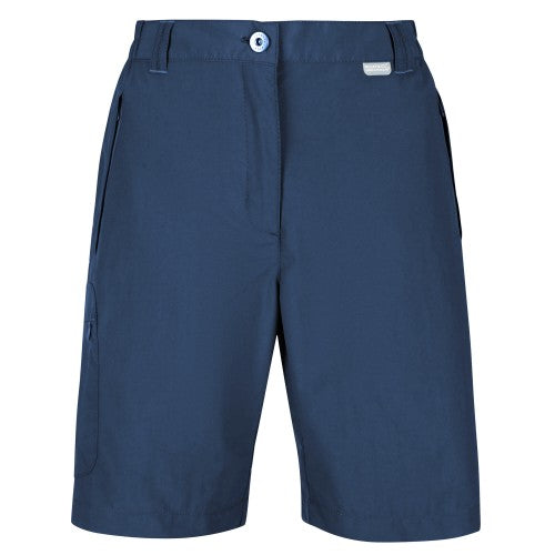 Bristol Blue - Front - Regatta Womens-Ladies Chaska II Walking Shorts