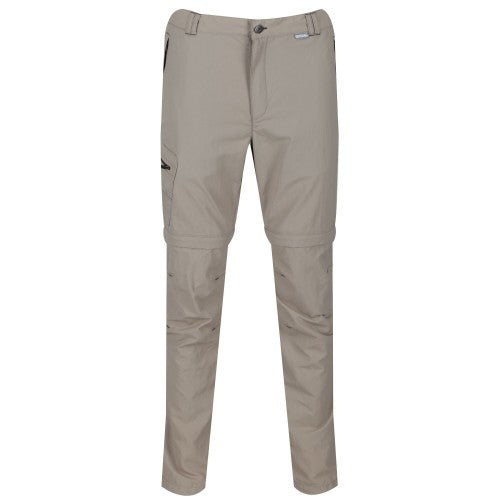 Front - Regatta Mens Leesville II Zip Off Trousers