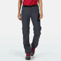 Seal Grey - Side - Regatta Womens-Ladies Xert III Trousers