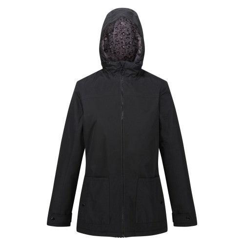 Front - Regatta Womens/Ladies Bergonia II Hooded Waterproof Jacket