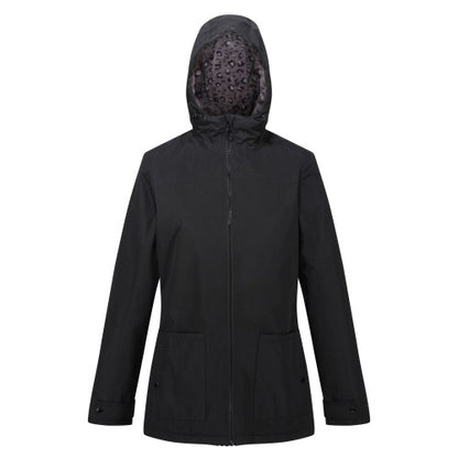 Front - Regatta Womens/Ladies Bergonia II Hooded Waterproof Jacket