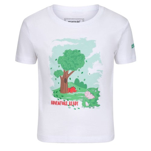 Front - Regatta Childrens/Kids Peppa Pig Printed Short-Sleeved T-Shirt