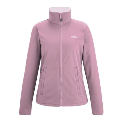 Powder Lilac - Front - Regatta Womens-Ladies Connie V Softshell Walking Jacket
