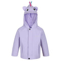 Front - Regatta Childrens/Kids Unicorn Waterproof Jacket