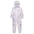 Front - Regatta Childrens/Kids Pobble Peppa Pig Polka Dot Waterproof Puddle Suit