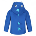 Blue - Side - Regatta Childrens-Kids Shark Waterproof Jacket