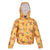 Front - Regatta Childrens/Kids Muddy Puddle Peppa Pig Floral Hooded Waterproof Jacket