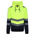 Front - Regatta Mens Overhead High-Vis Hoodie