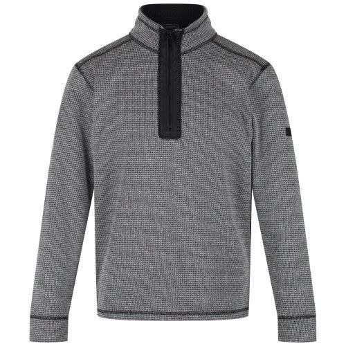 Front - Regatta Mens Galador Half Zip Fleece Top