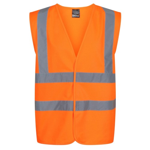 Front - Regatta Professional Mens Hi-Vis Vest