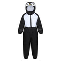 Front - Regatta Childrens/Kids Mudplay III Penguin Waterproof Puddle Suit