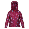 Front - Regatta Childrens/Kids Peppa Pig Packaway Waterproof Jacket