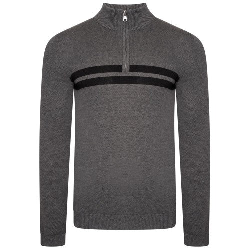 Front - Dare 2B Mens Unite Us Knitted Half Zip Sweatshirt