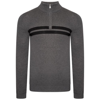 Front - Dare 2B Mens Unite Us Knitted Half Zip Sweatshirt