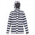 Front - Regatta Womens/Ladies Bayarma Striped Lightweight Waterproof Jacket