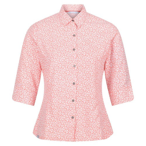 Front - Regatta Womens/Ladies Nimis IV Floral Shirt