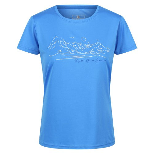 Front - Regatta Womens/Ladies Fingal VI Mountain T-Shirt