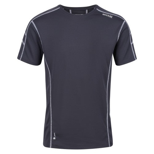 Seal Grey - Front - Regatta Mens Virda III T-Shirt
