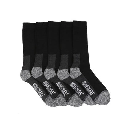 Front - Regatta Professional Mens Boot Socks (Pack of 5)