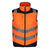 Front - Regatta Professional Mens Baffled High-Vis Body Warmer