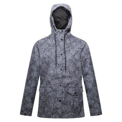 Front - Regatta Womens/Ladies Bayarma Abstract Lightweight Waterproof Jacket