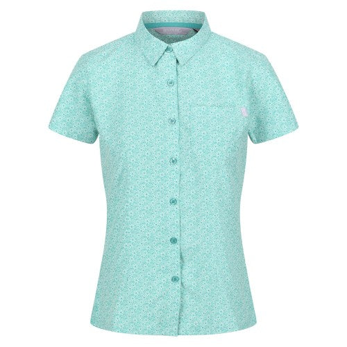 Front - Regatta Womens/Ladies Mindano VI Daisy Short-Sleeved Shirt