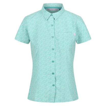 Front - Regatta Womens/Ladies Mindano VI Daisy Short-Sleeved Shirt