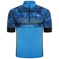 Front - Dare 2B Mens Stay The Course II Printed Cycling Jersey