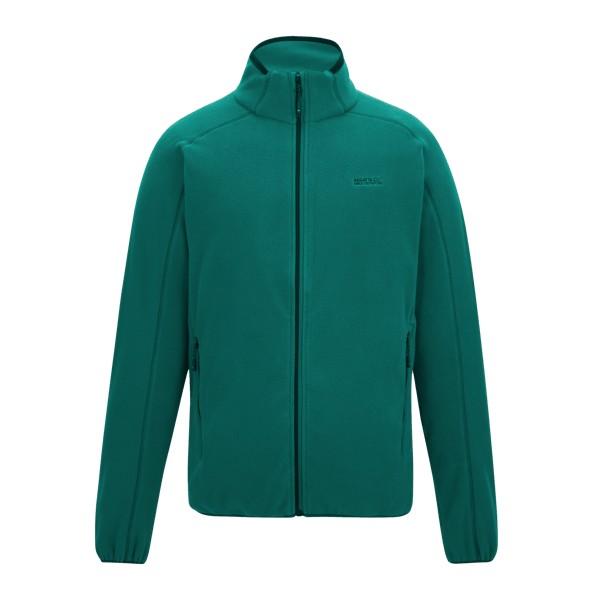Mediterranean Green - Front - Regatta Mens Hadfield Full Zip Fleece Jacket
