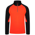 Front - Dare 2B Mens Fuser Core Stretch Half Zip Thermal Top