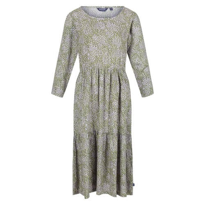 Front - Regatta Womens/Ladies Briella Abstract Long-Sleeved Casual Dress