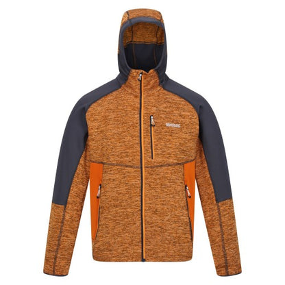 Front - Regatta Mens Cadford III Marl Full Zip Hoodie