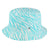 Front - Regatta Childrens/Kids Crow Zebra Print Canvas Bucket Hat