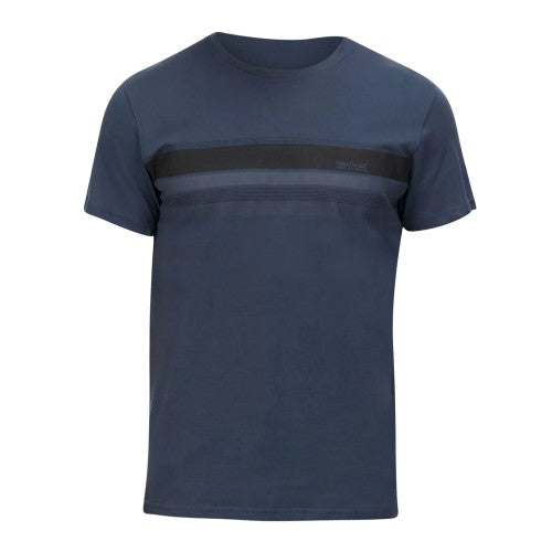 Front - Regatta Mens Cline VI Whale Cotton T-Shirt